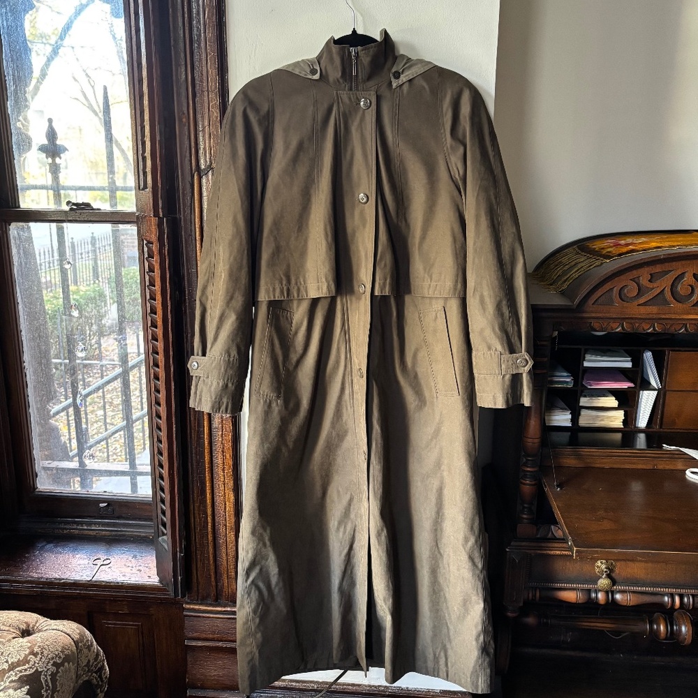 Fleet Street Hooded Trench Coat